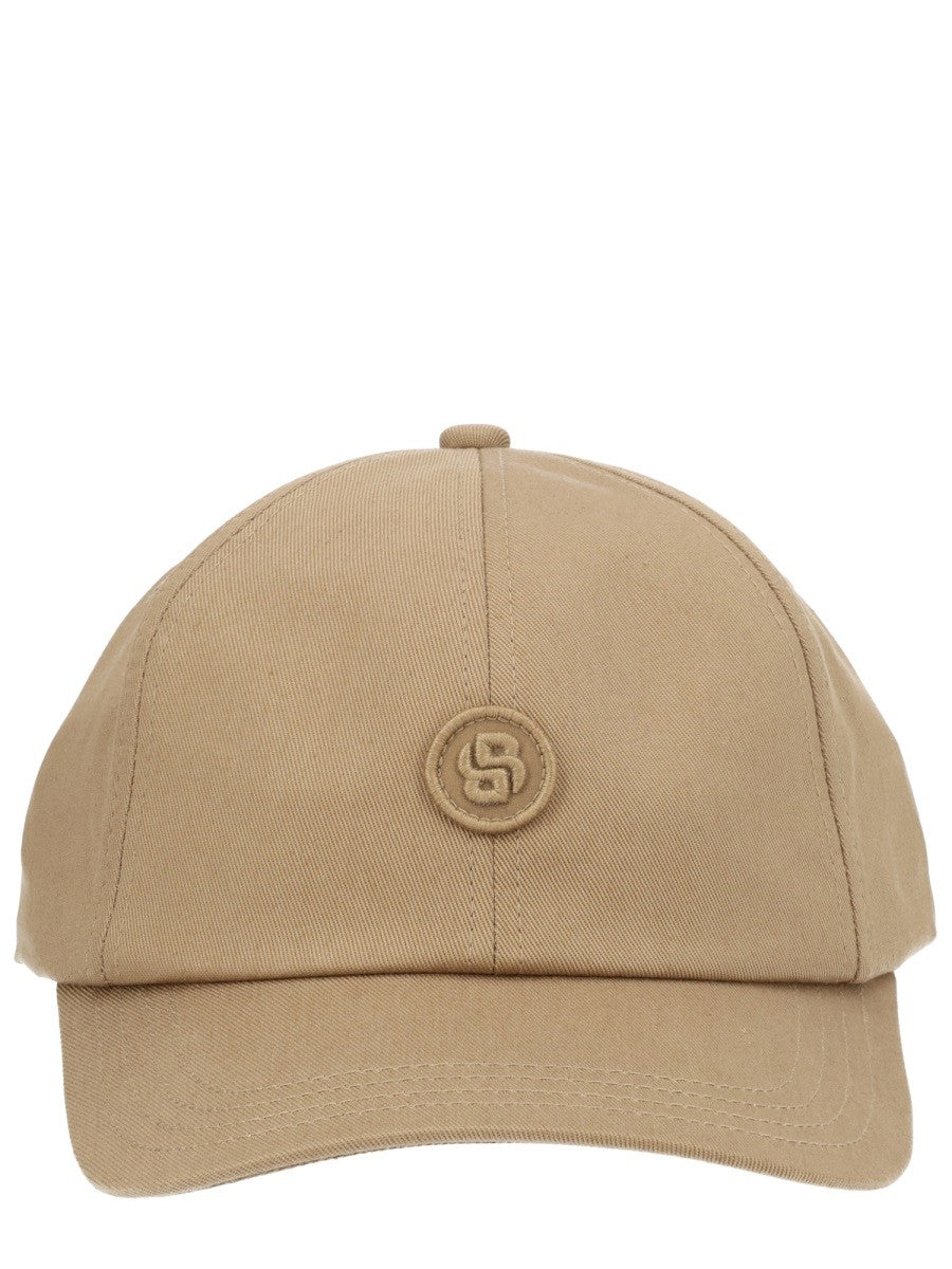 Boss Pet met monogramlogo – Beige