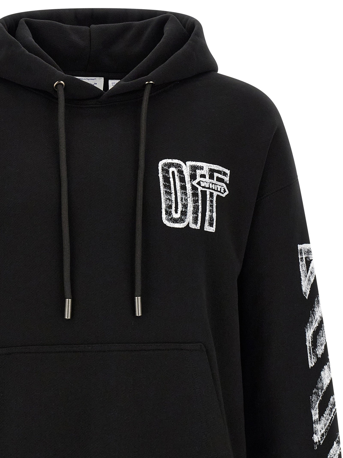 Off-White Motion Arrow Skate Hoodie – Zwart