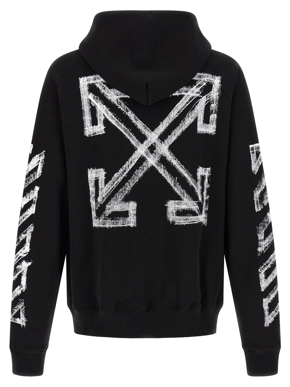 Off-White Motion Arrow Skate Hoodie – Zwart