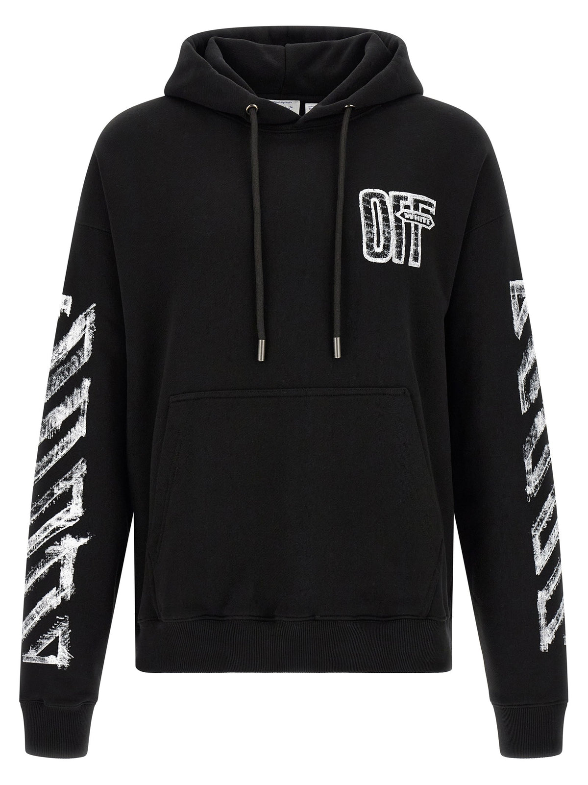 Off-White Motion Arrow Skate Hoodie – Zwart