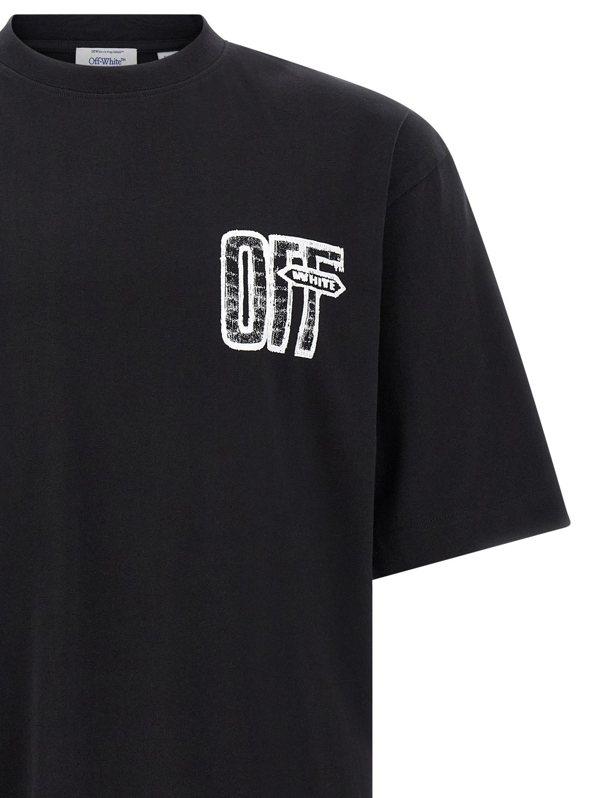 Off-White Motion Arrow Skate T-shirt – Zwart