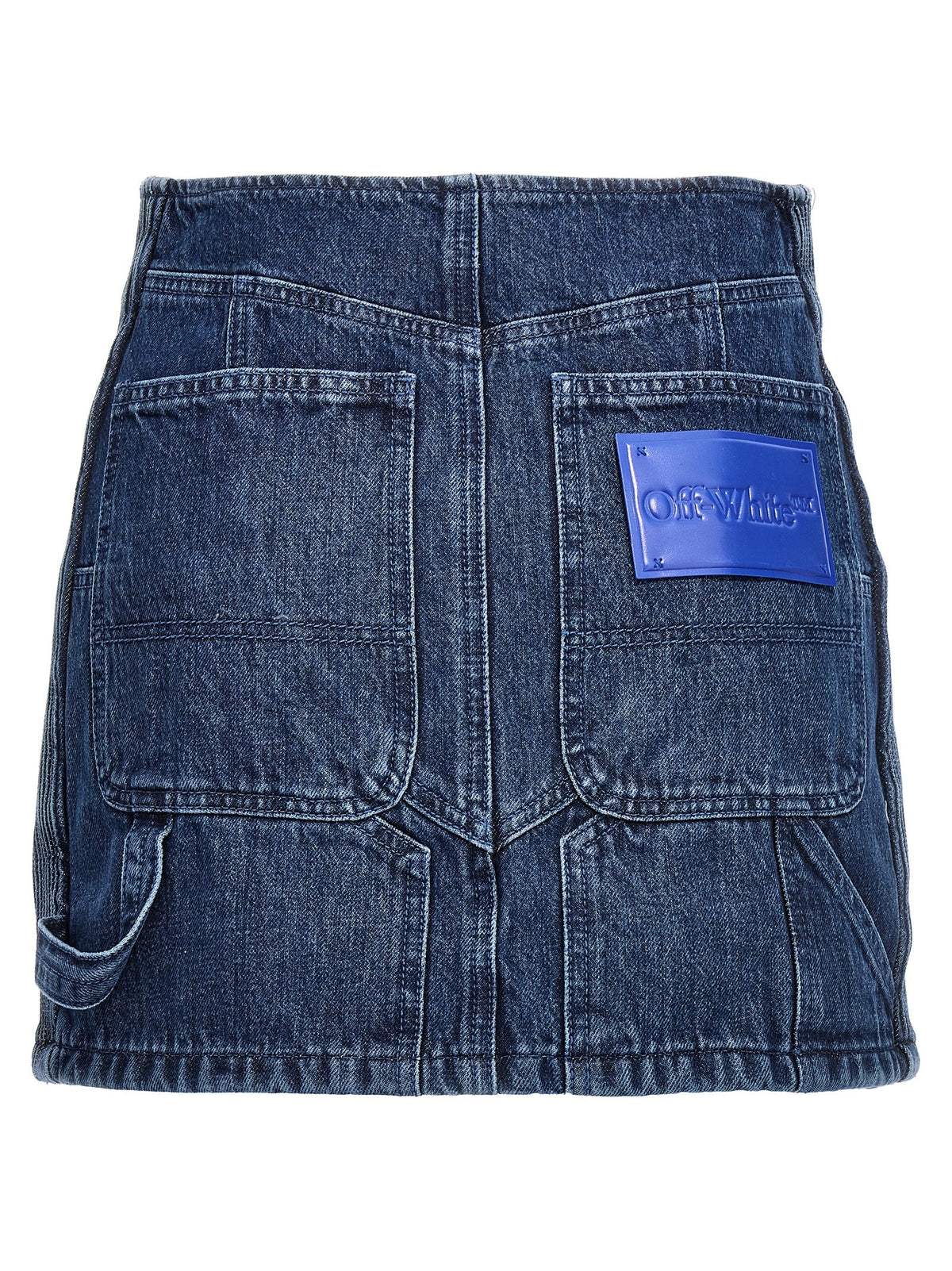 Off-White Motorcycle Minirok – Donkerblauw