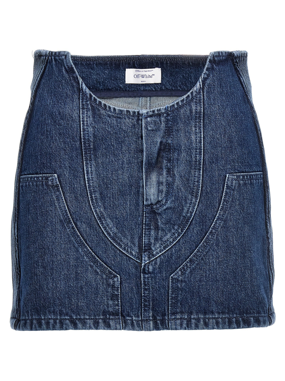 Off-White Motorcycle Minirok – Donkerblauw
