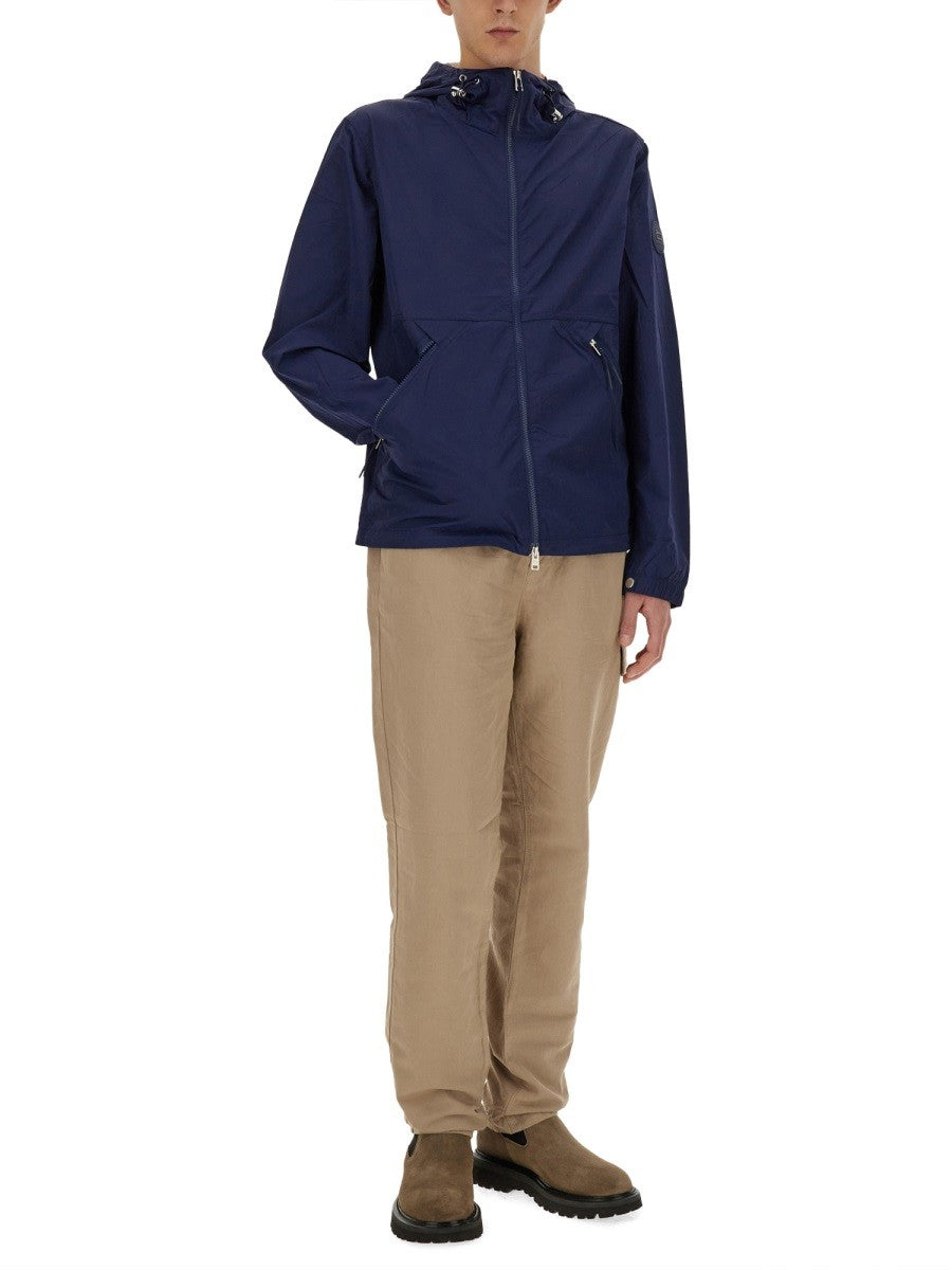 Woolrich Nylon Jas – Marineblauw