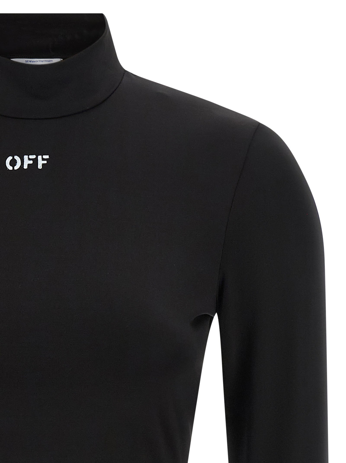 Off-White Off Stamp Croptop – Zwart