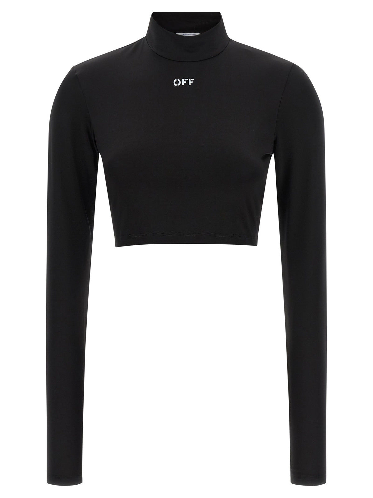 Off-White Off Stamp Croptop – Zwart