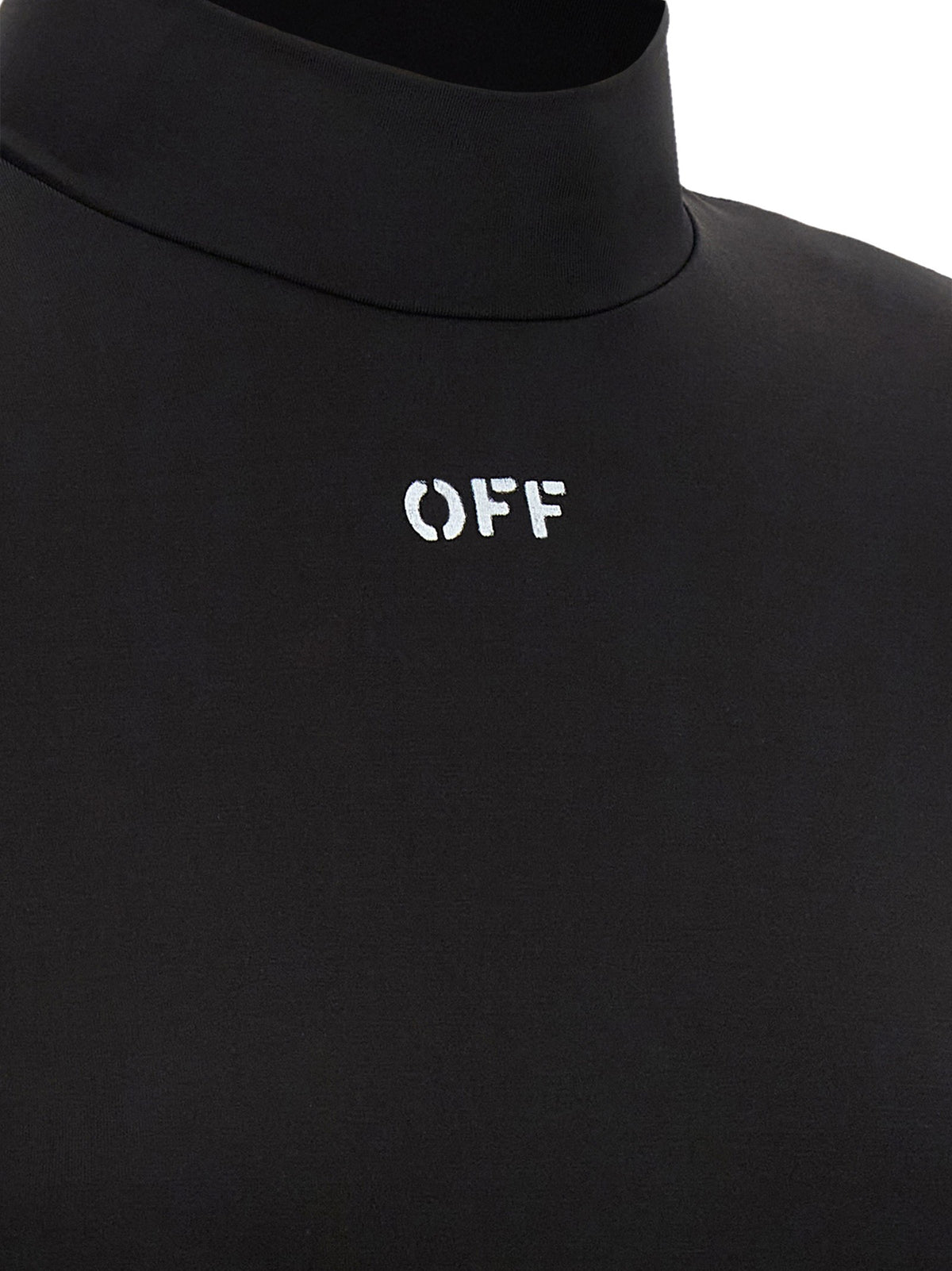 Off-White Off Stamp Croptop – Zwart