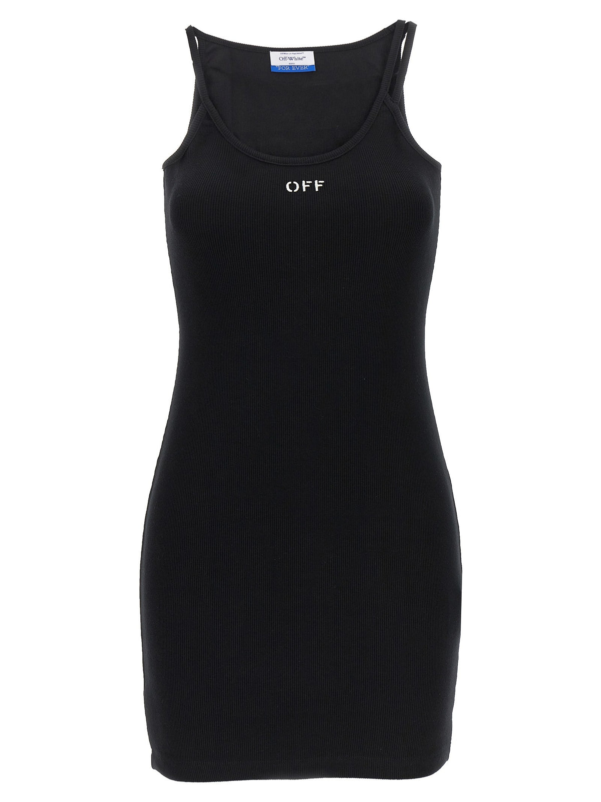 Off-White Off Stamp Jurk – Zwart