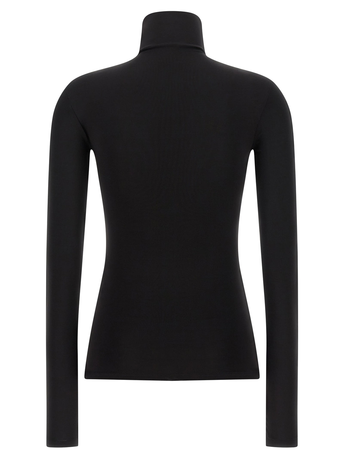 Off-White Off Stamp Top met Hoge Hals – Zwart