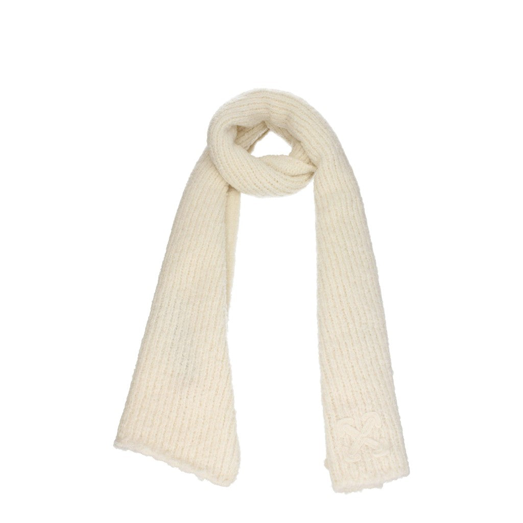 Off-White Sjaal van alpaca en wol – Crème