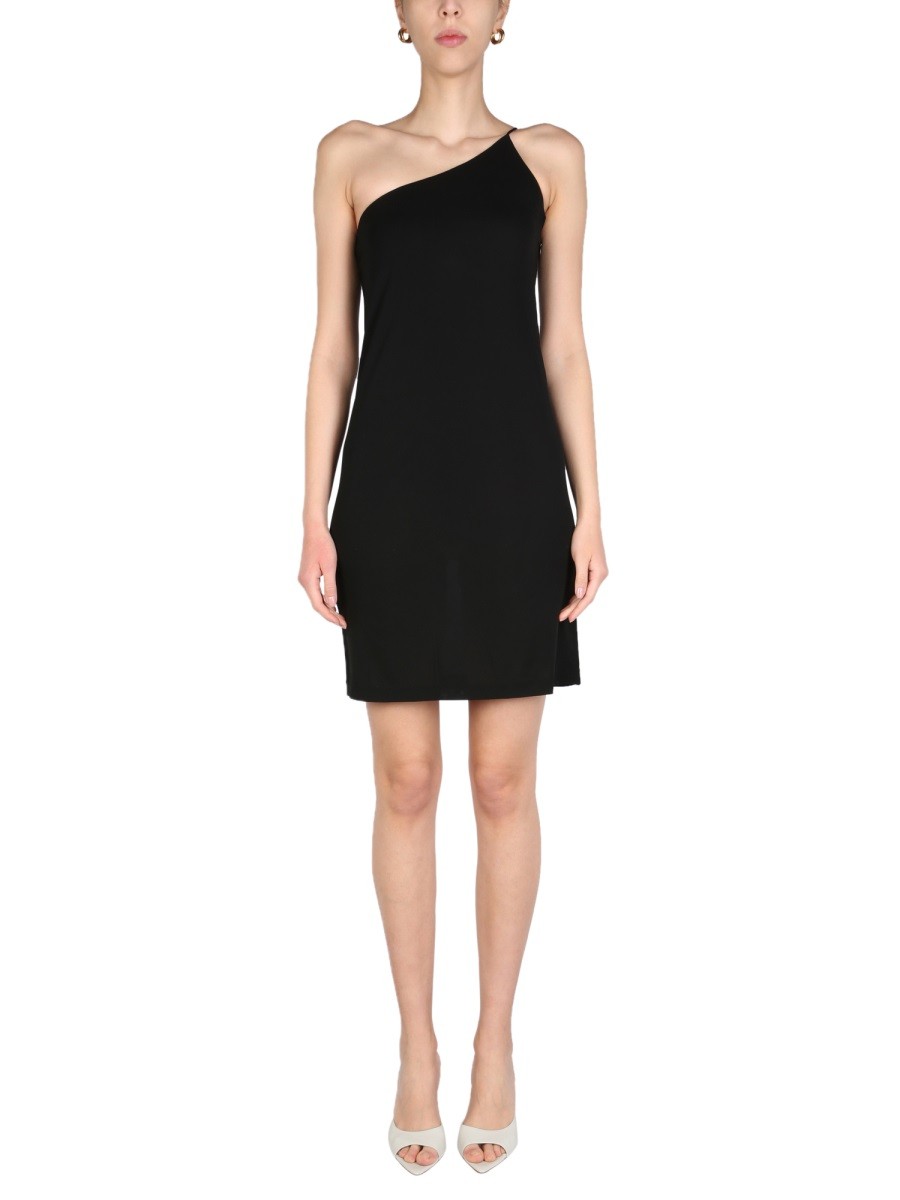Dsquared2 One-shoulder Jurk – Zwart