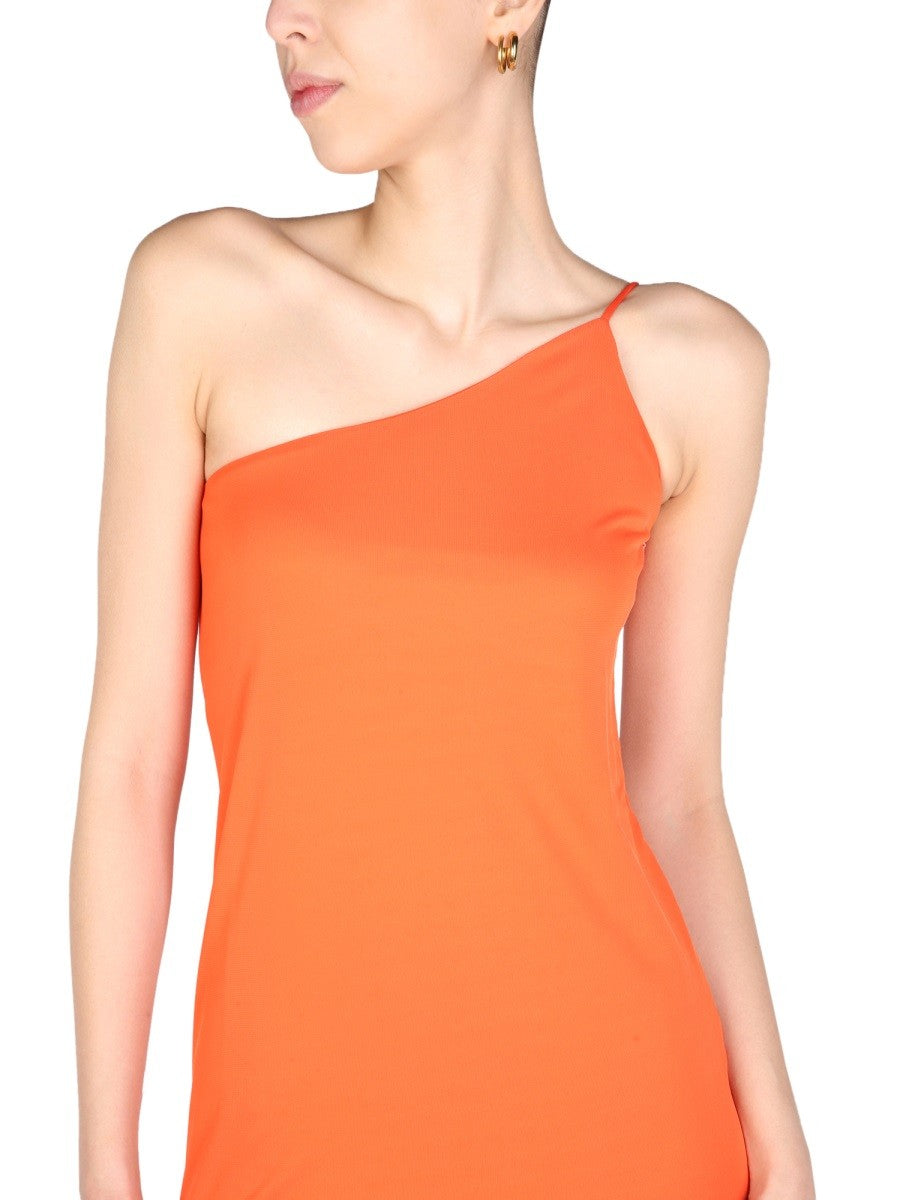 Dsquared2 One-shoulder Jurk – Oranje