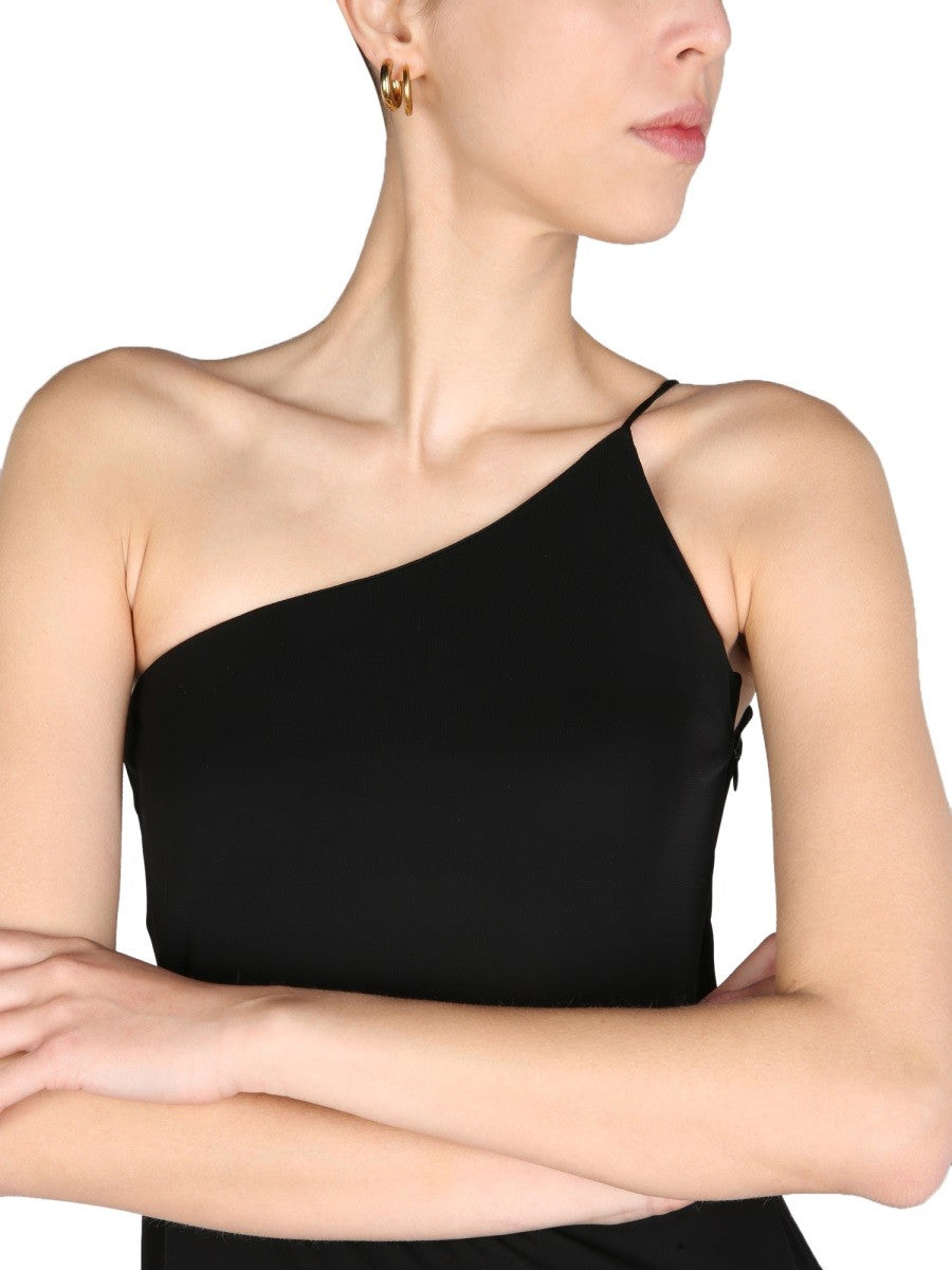 Dsquared2 One-shoulder Jurk – Zwart