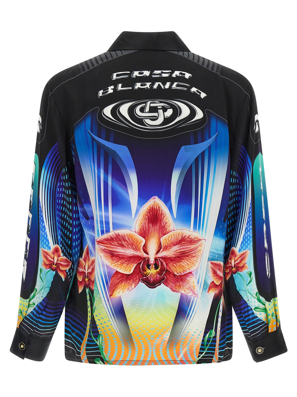 Casablanca Orchid Racer Overhemd – Meerkleurig