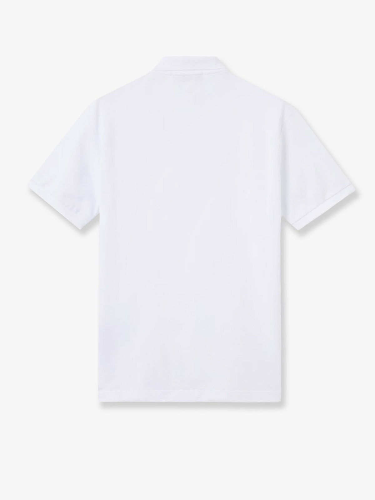 Stone Island Katoenen Polo met logopatch – Wit