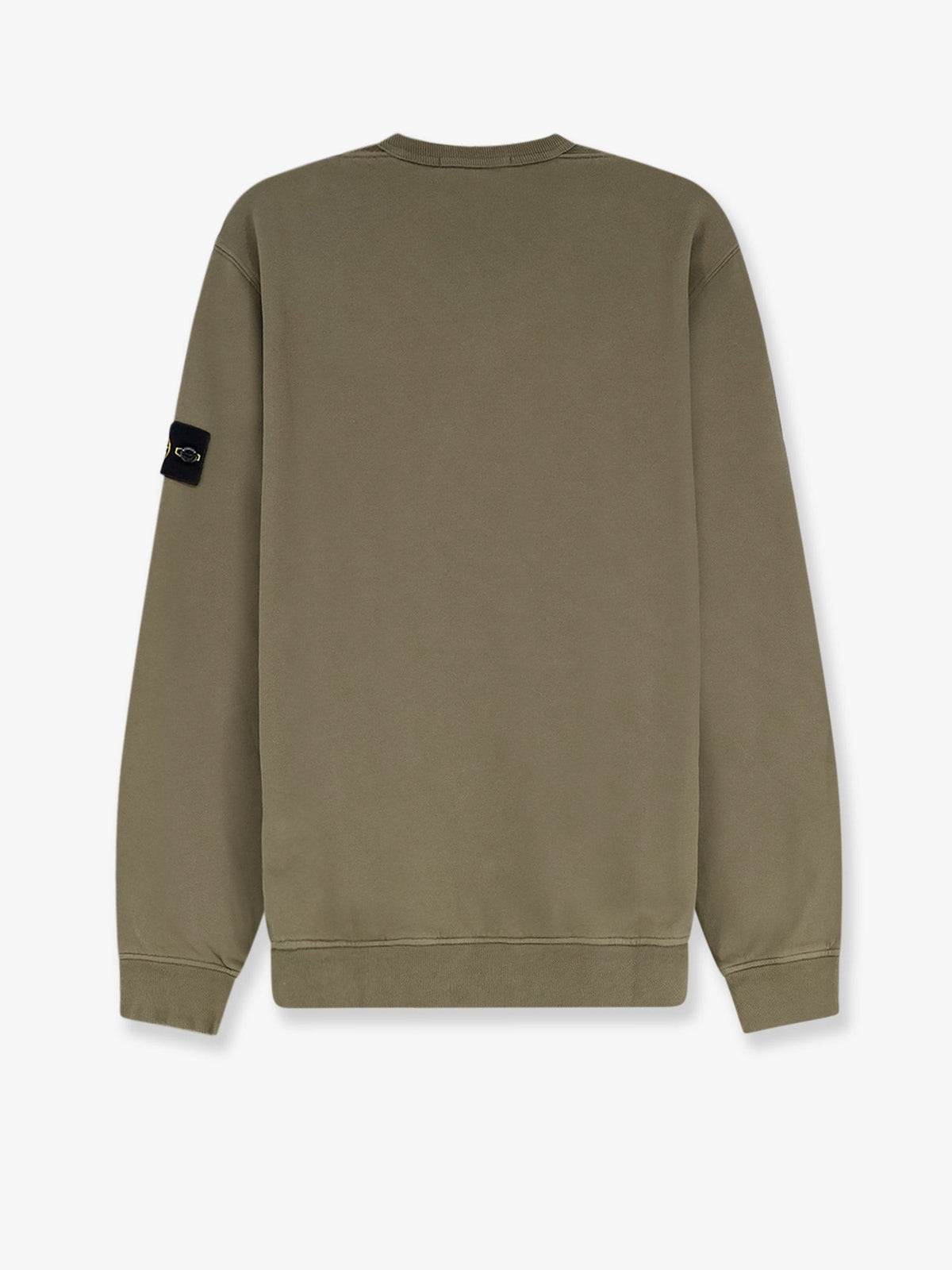 Stone Island Sweatshirt van biologisch katoen – Olijfgroen