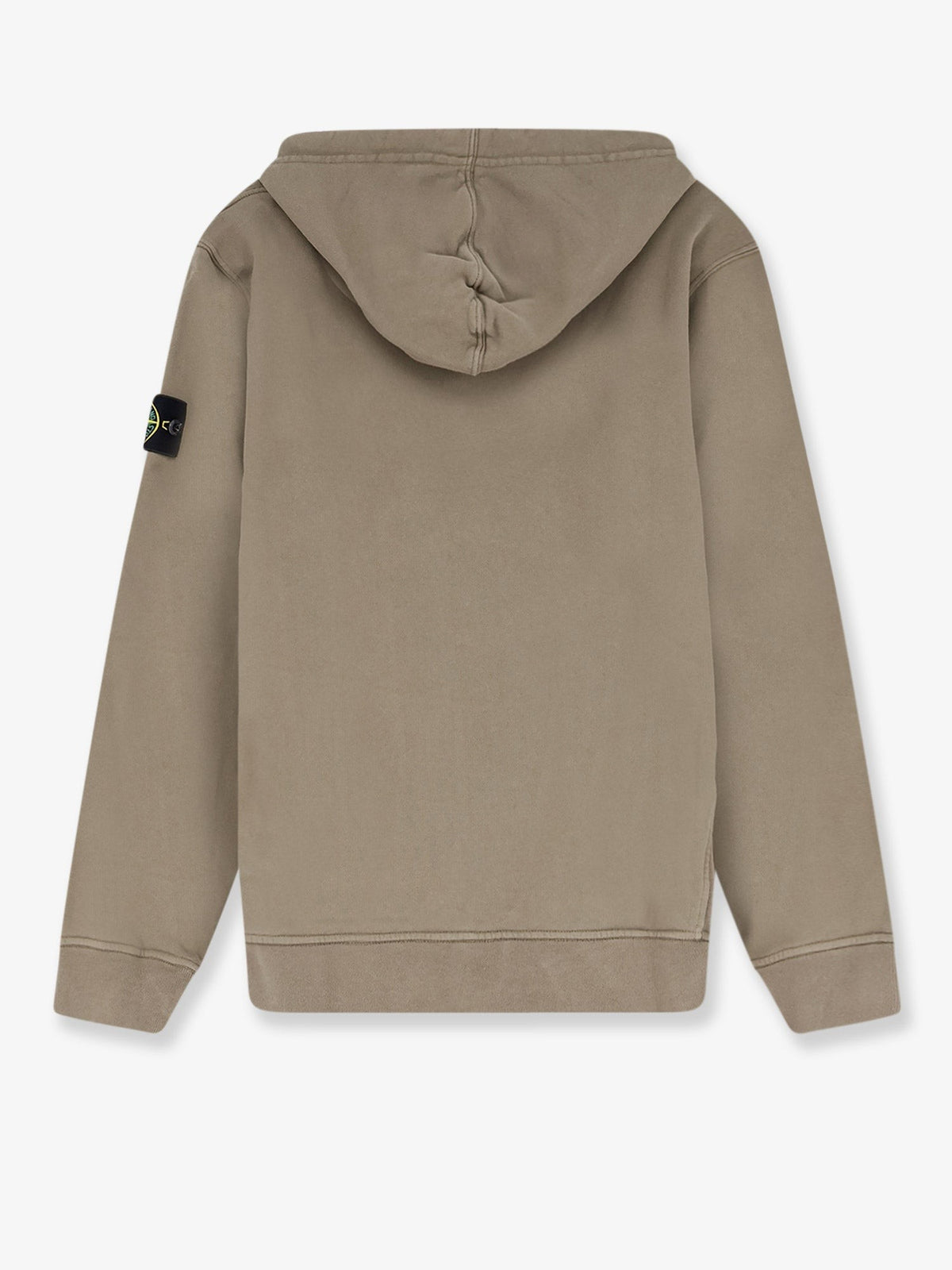 Stone Island Hoodie van biologisch katoen – Khaki