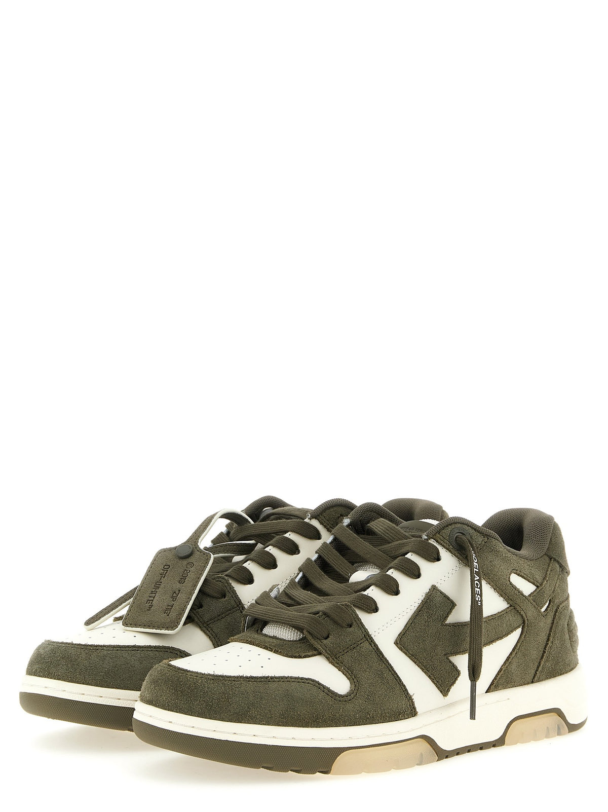 Off-White Out Of Office Sneakers – Olijfgroen