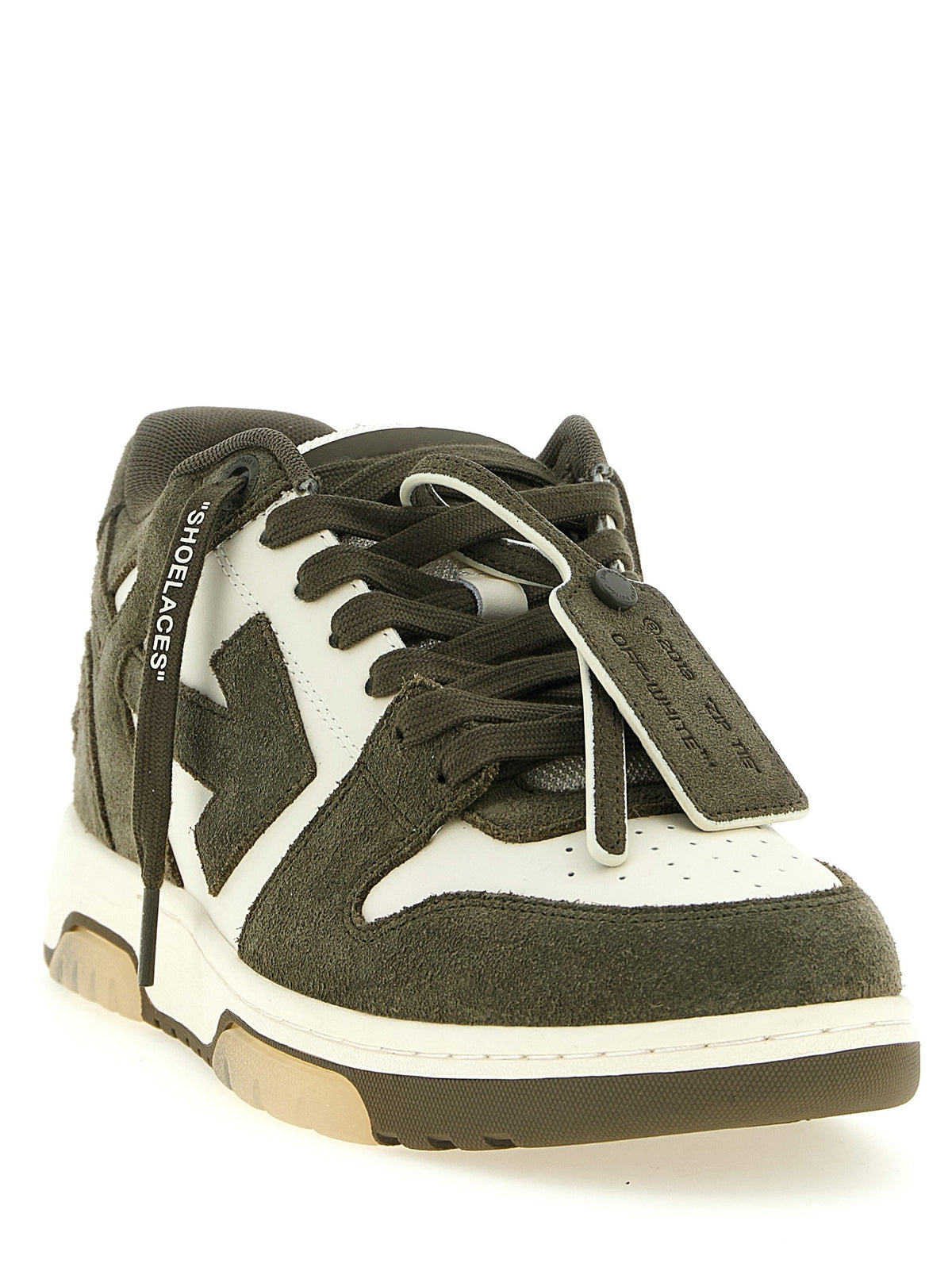 Off-White Out Of Office Sneakers – Olijfgroen