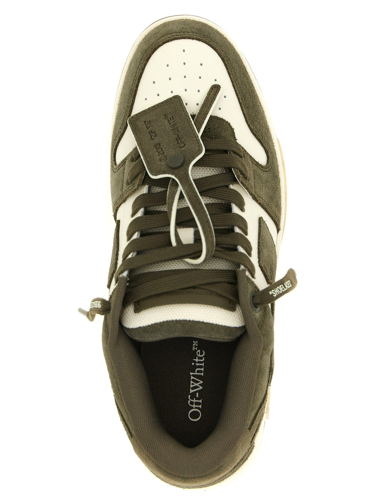 Off-White Out Of Office Sneakers – Olijfgroen