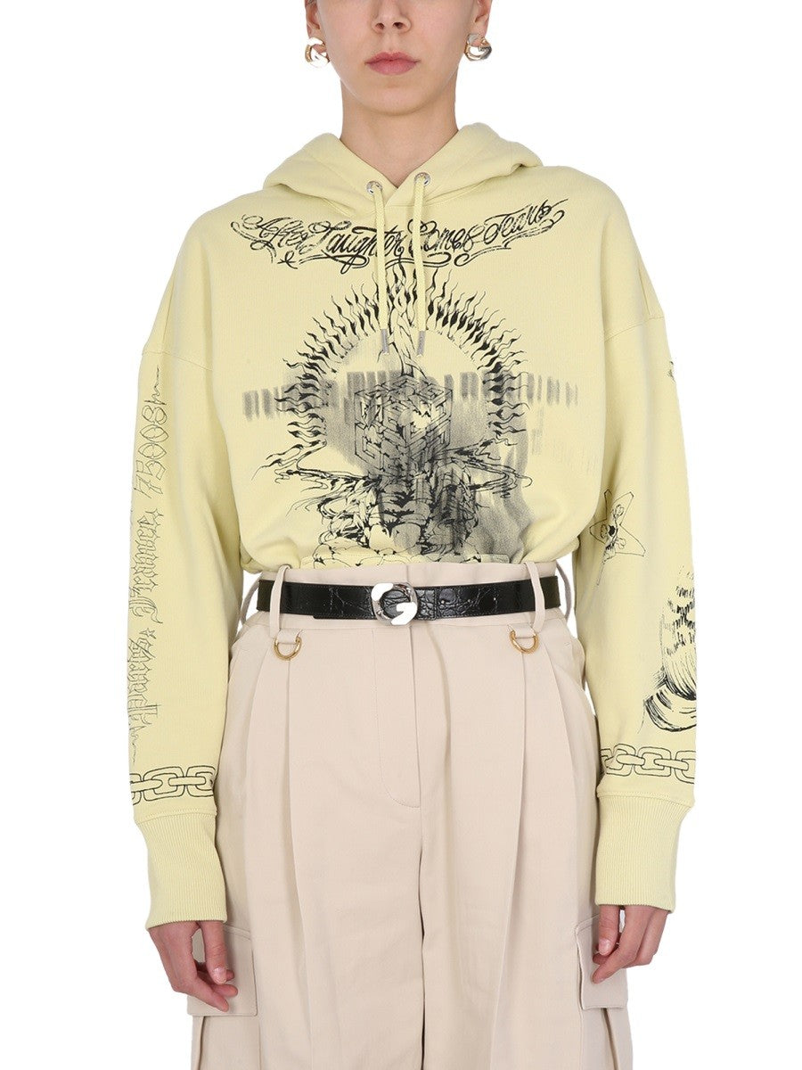 Givenchy Oversized Hoodie – Geel
