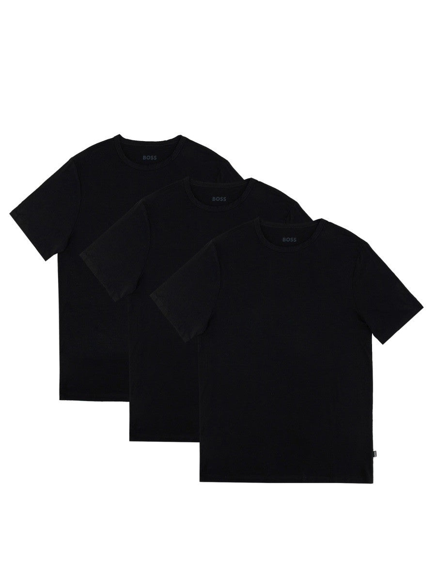 Boss Bamboe T-shirts 3-pack – Zwart