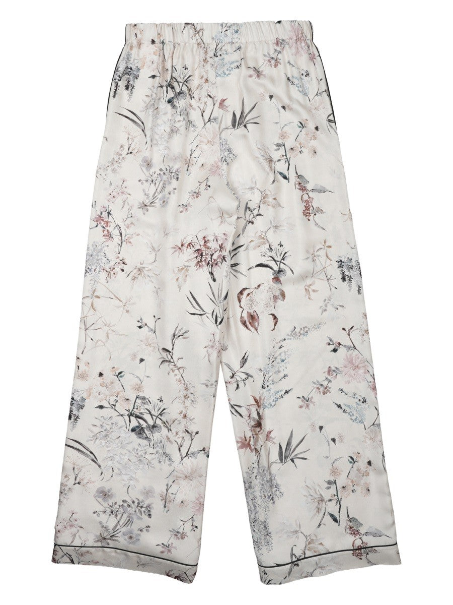 Christian Dior Zijden Broek met print – Meerkleurig