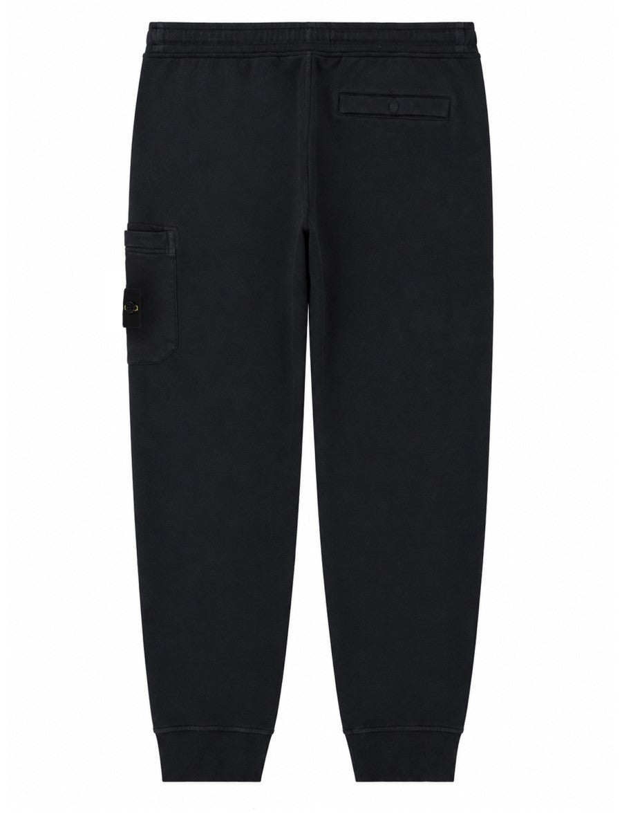 Stone Island Katoenen Joggingbroek – Marineblauw