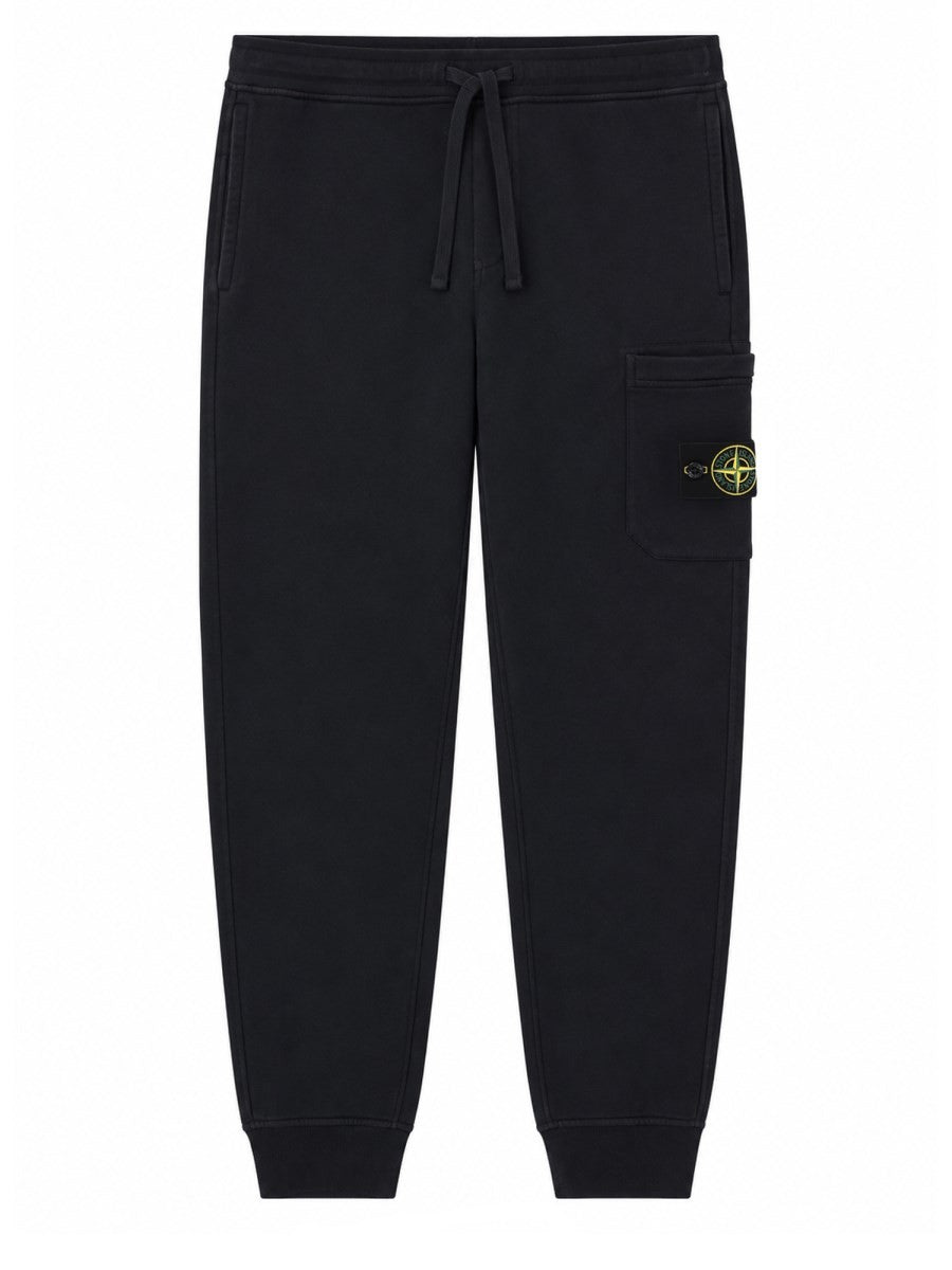 Stone Island Katoenen Joggingbroek – Marineblauw