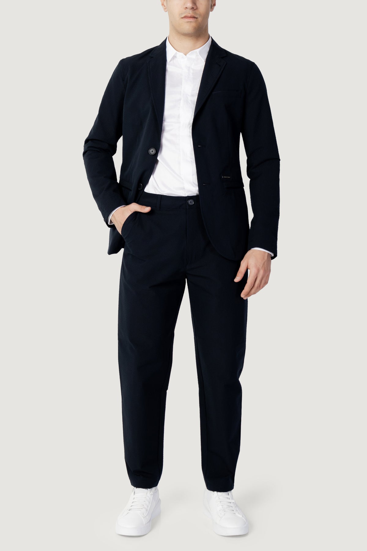 Armani Exchange Katoenen Broek – Blauw