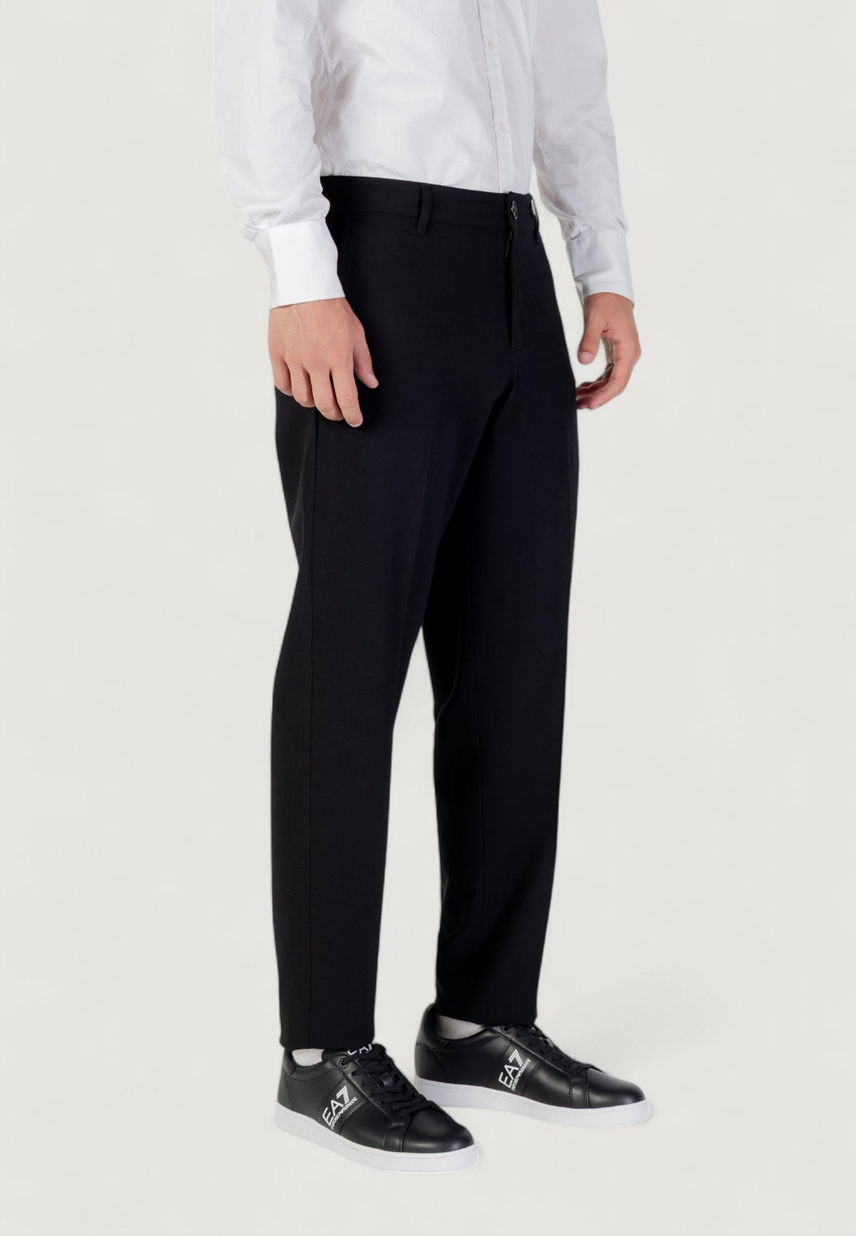 Armani Exchange Broek van Polyestermix – Zwart