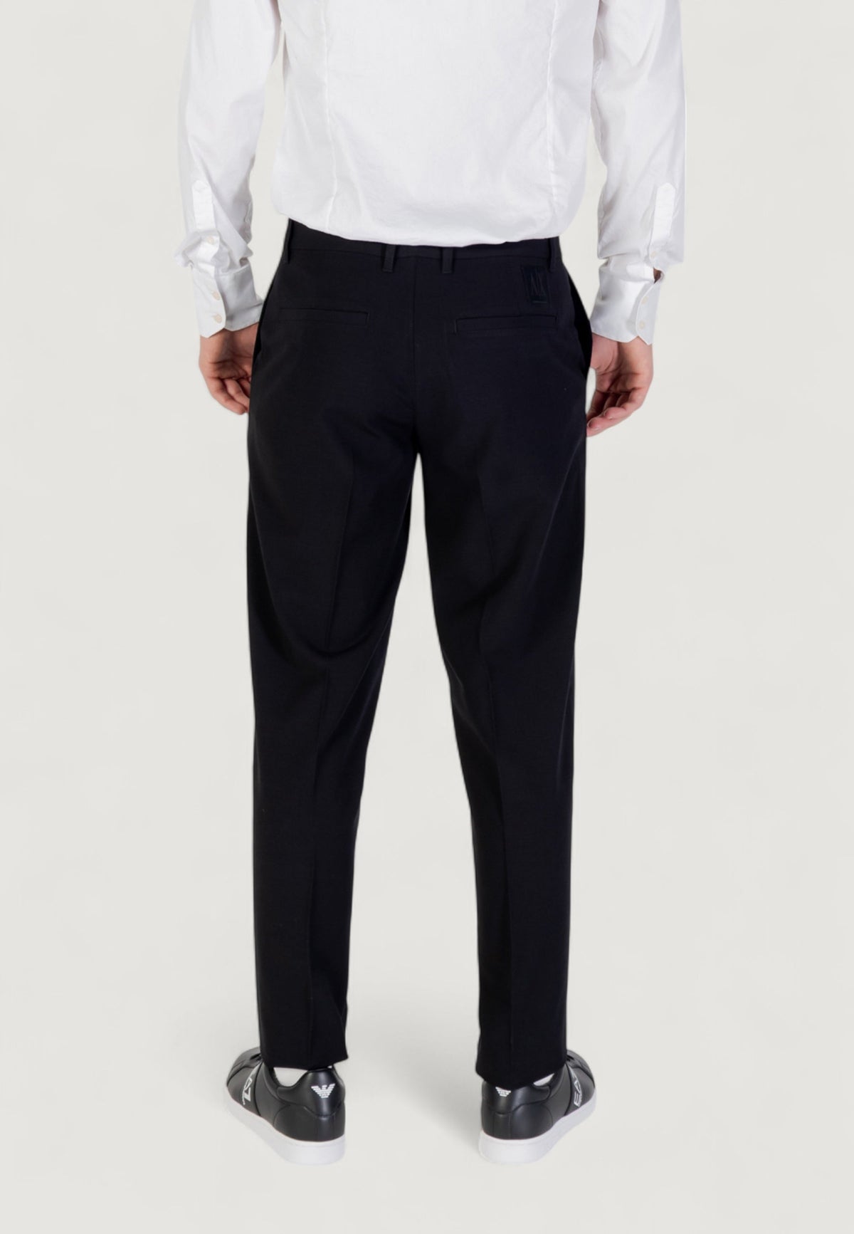 Armani Exchange Broek van Polyestermix – Zwart