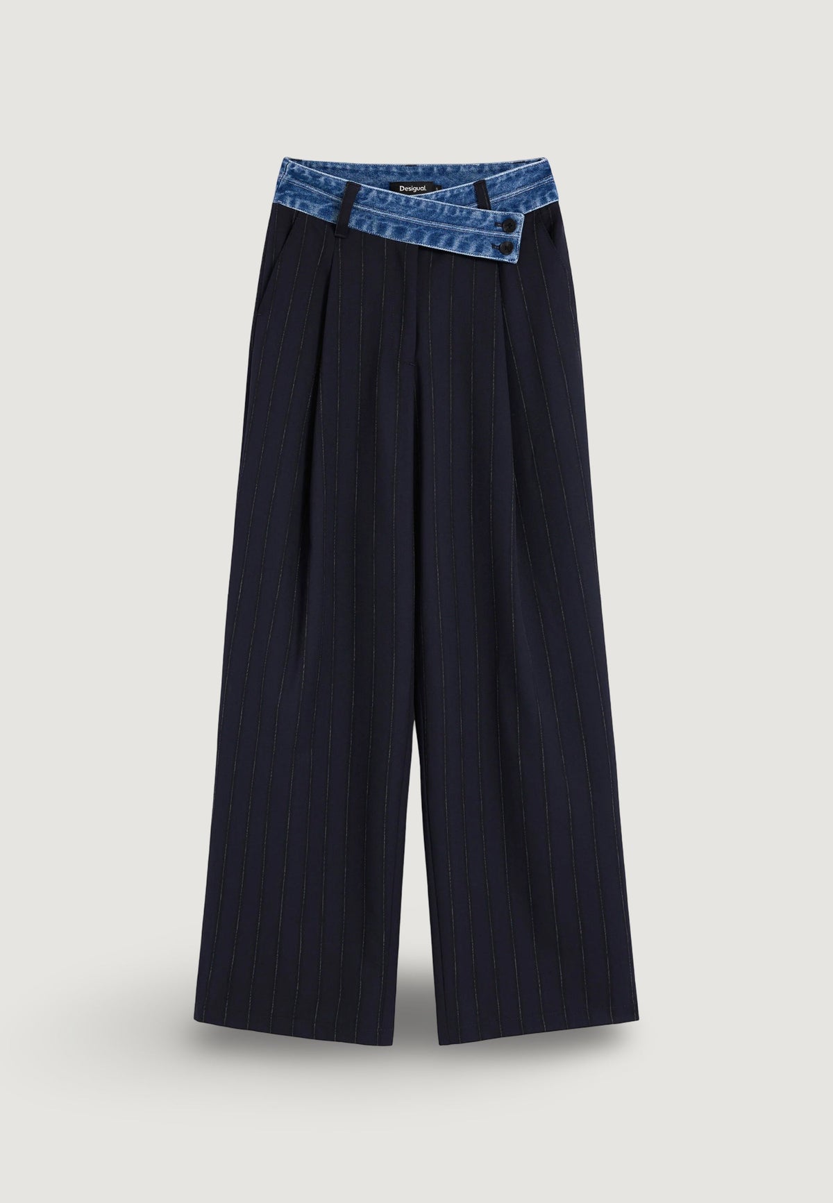Desigual Laila Broek – Marineblauw
