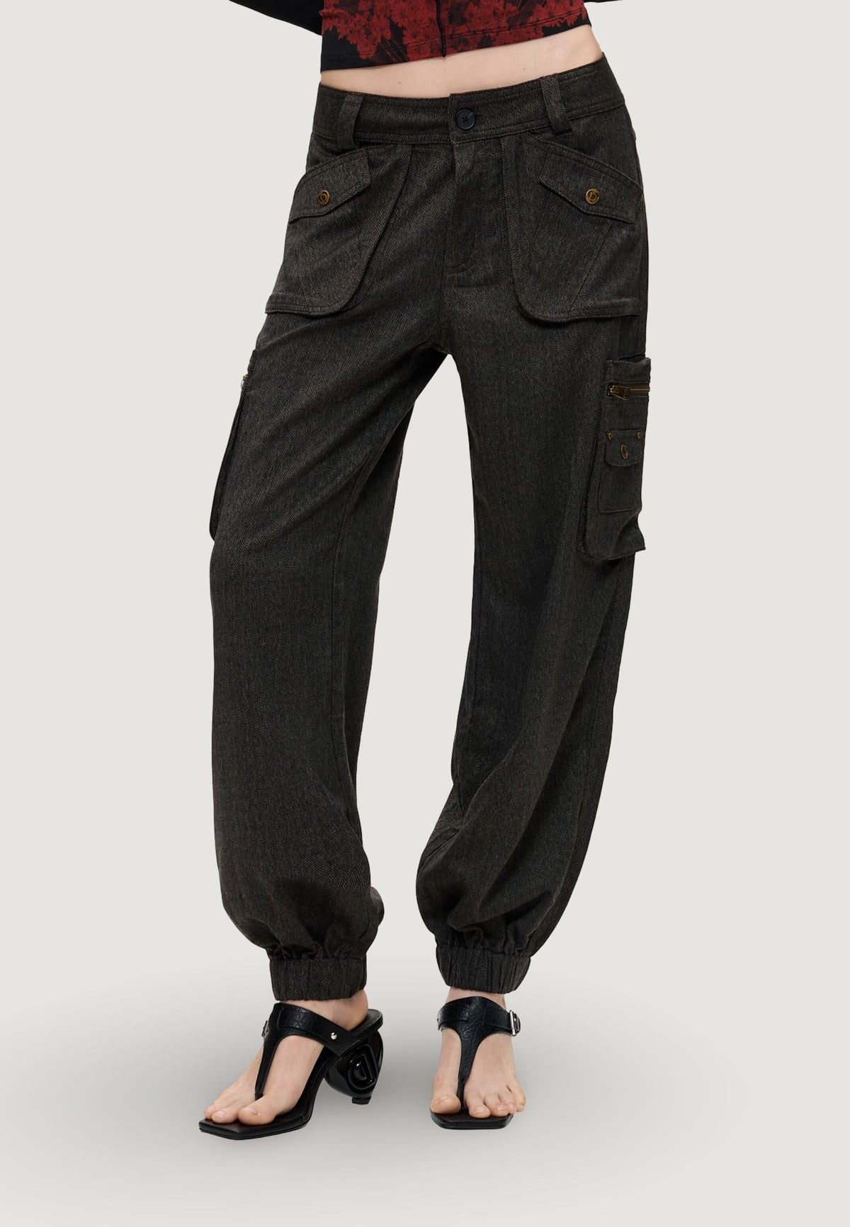 Desigual Urban Broek – Bruin