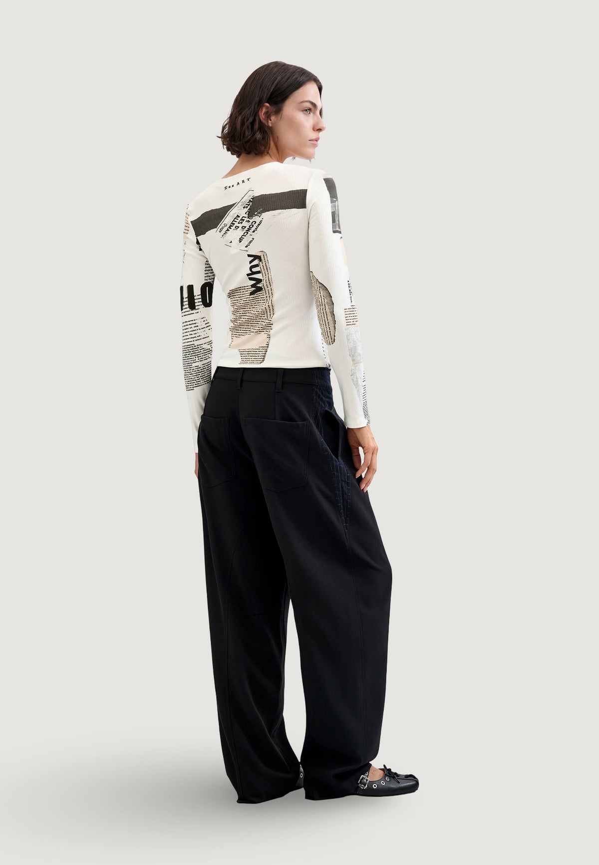 Desigual Express Broek – Zwart