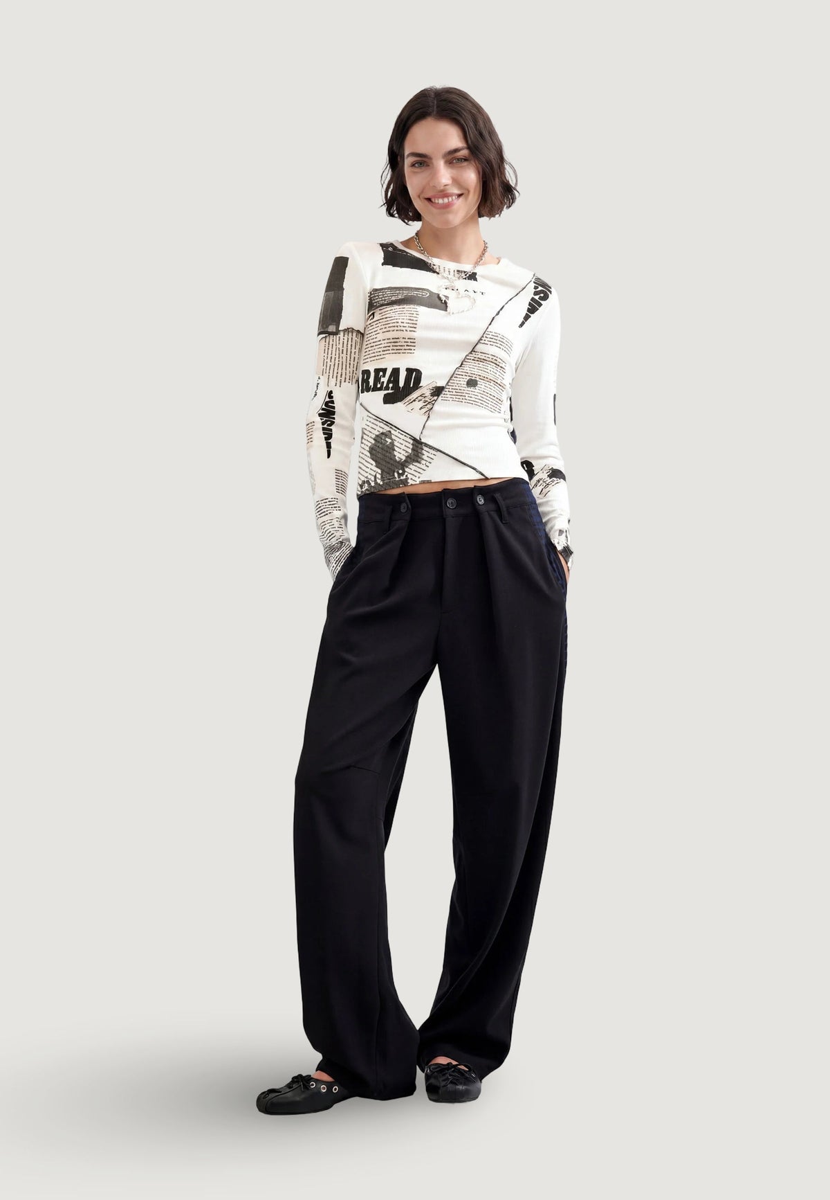 Desigual Express Broek – Zwart