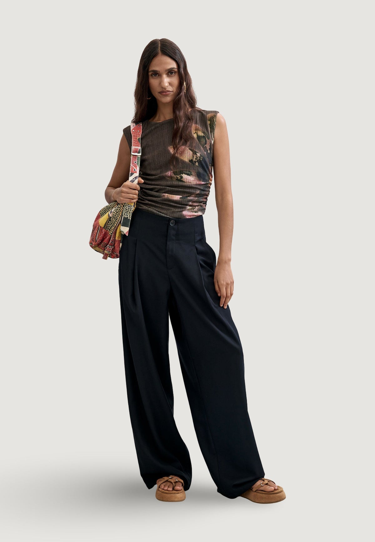 Desigual Lucia Broek – Zwart