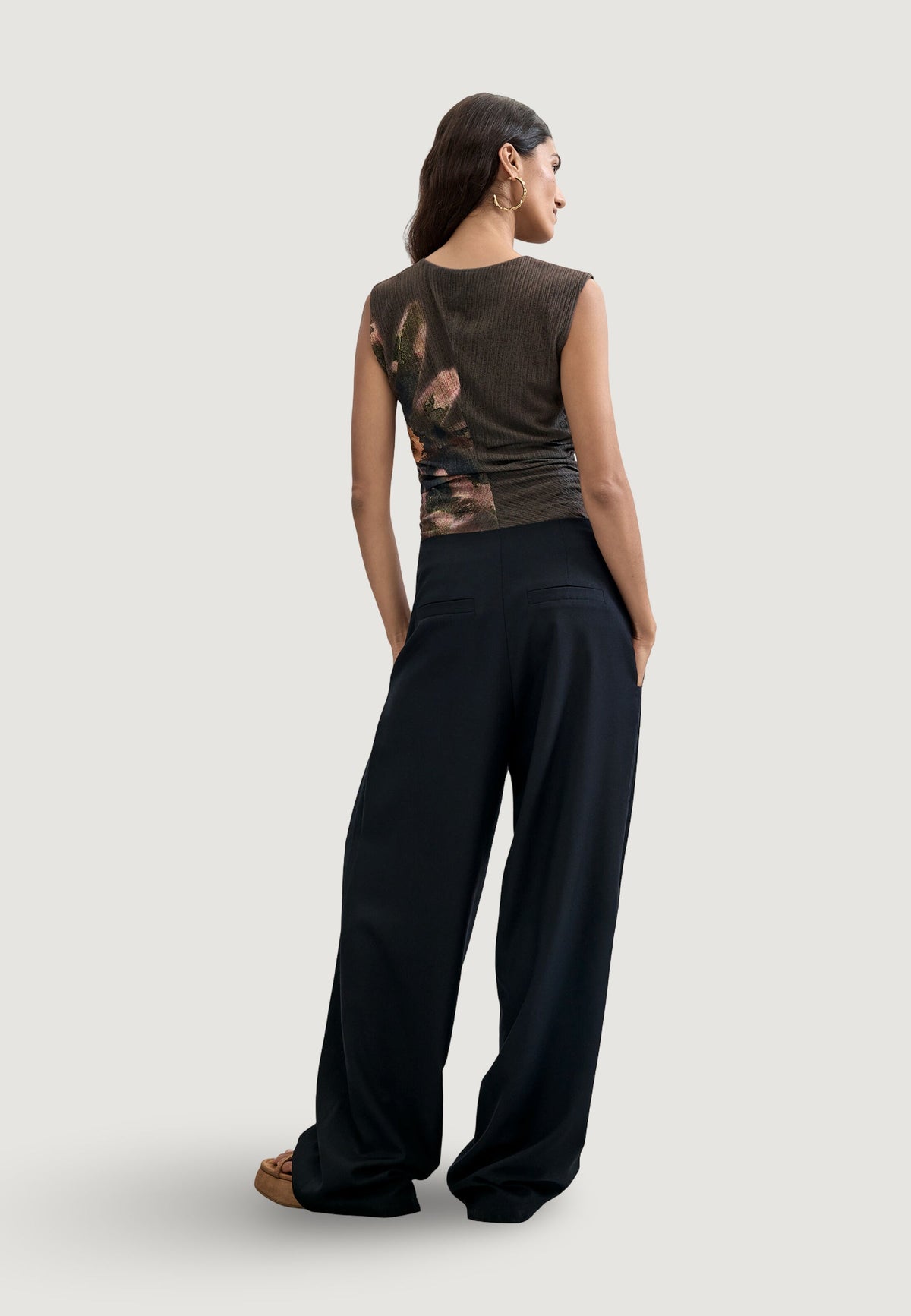 Desigual Lucia Broek – Zwart