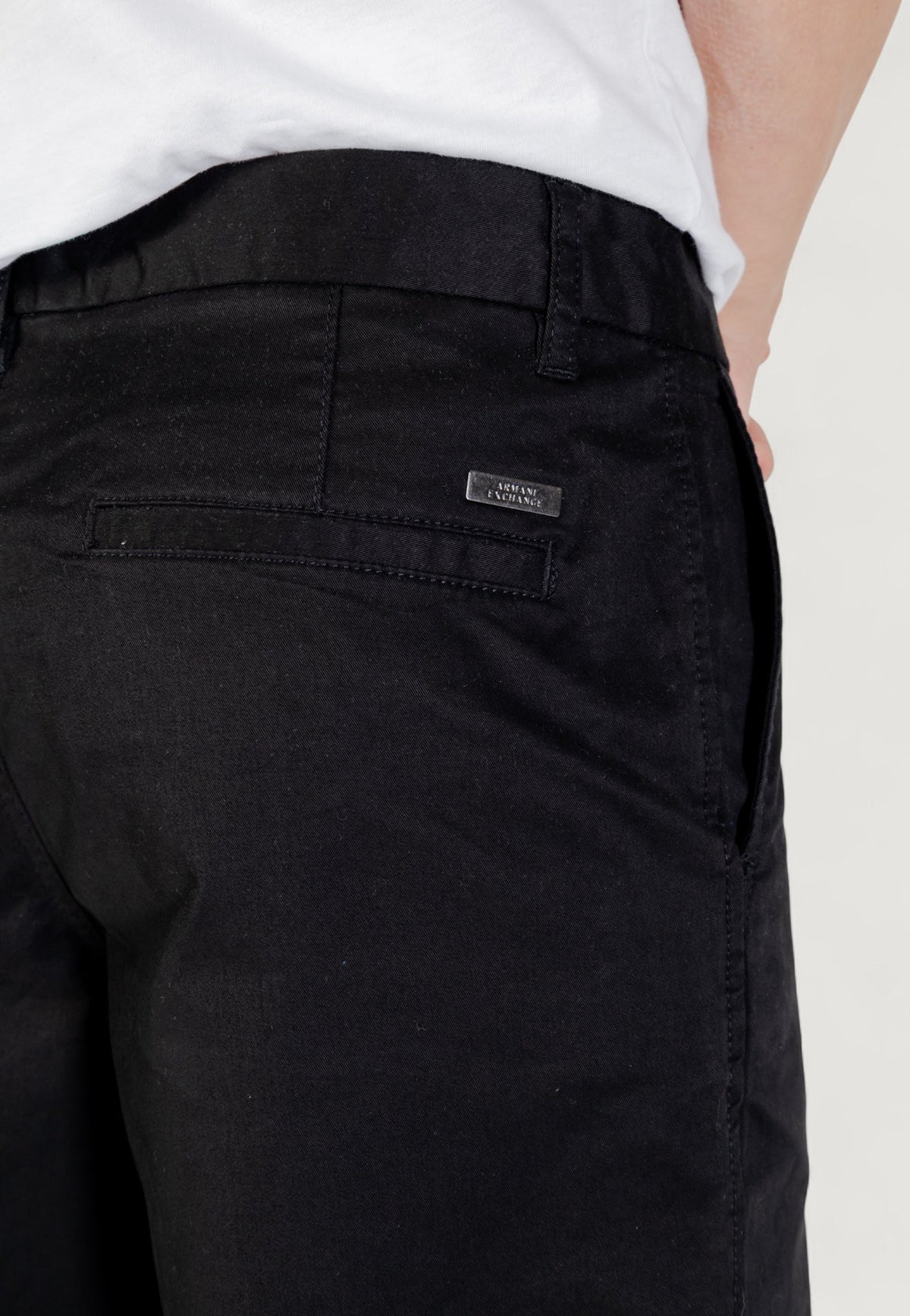 Armani Exchange Katoenen Skinny Broek – Zwart