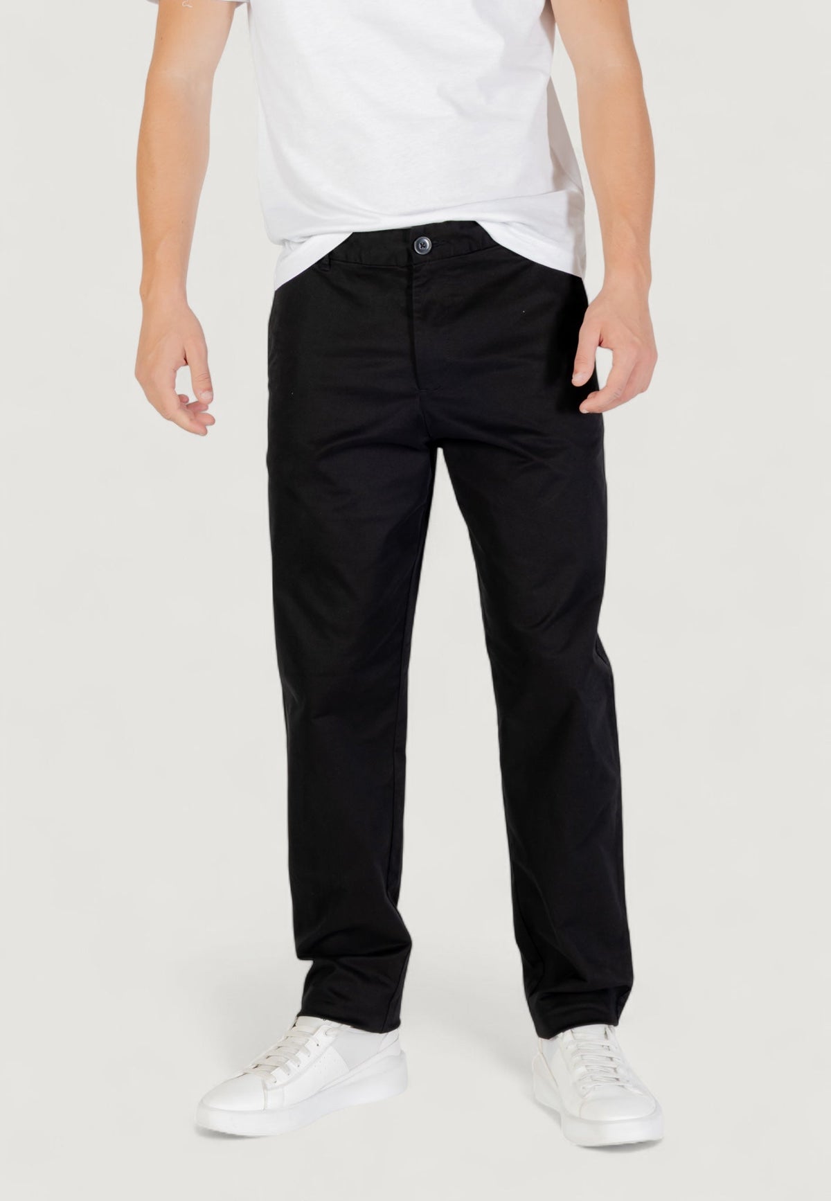 Armani Exchange Katoenen Skinny Broek – Zwart