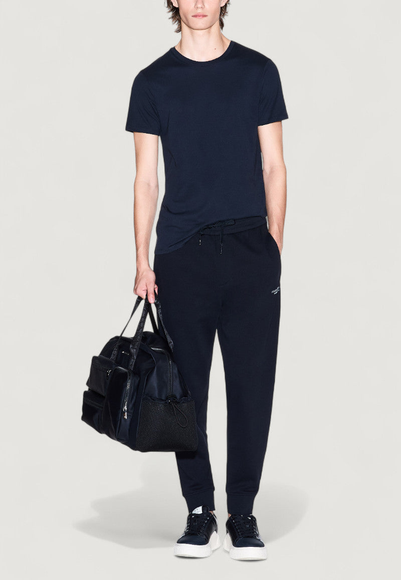 Armani Exchange Joggingbroek met Veters Heren – Blauw
