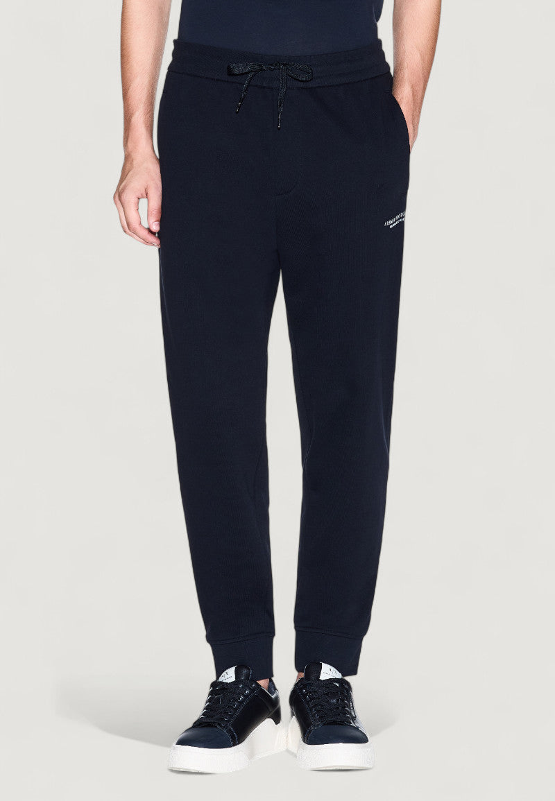 Armani Exchange Joggingbroek met Veters Heren – Blauw