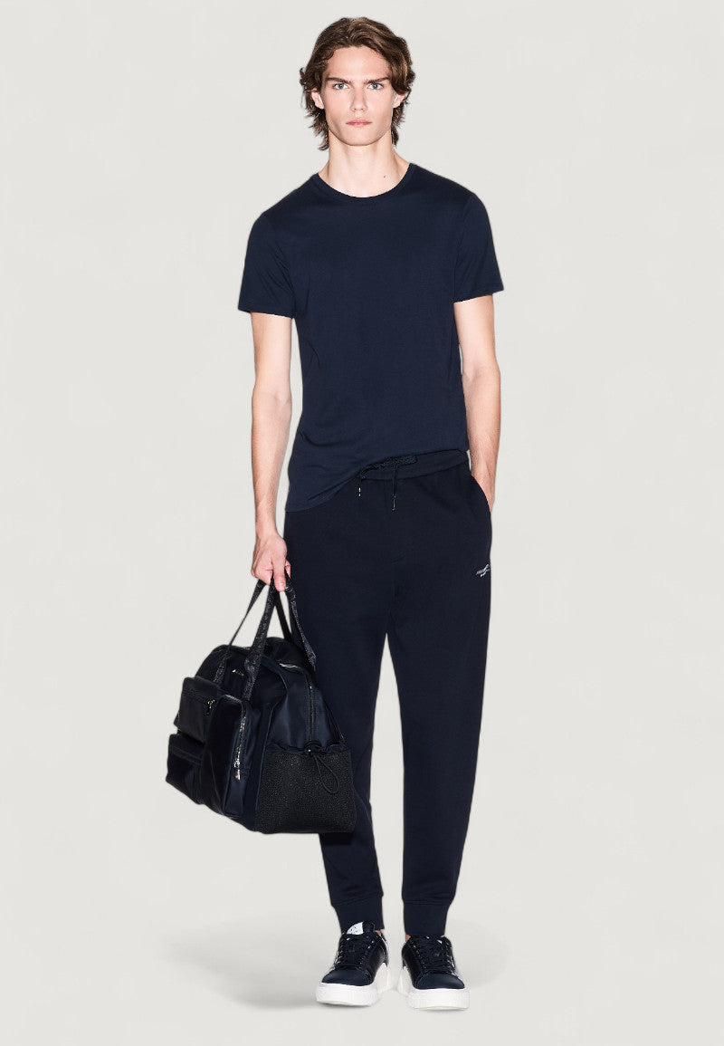 Armani Exchange Joggingbroek met Veters Heren – Blauw