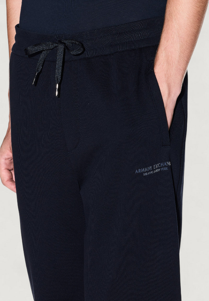 Armani Exchange Joggingbroek met Veters Heren – Blauw