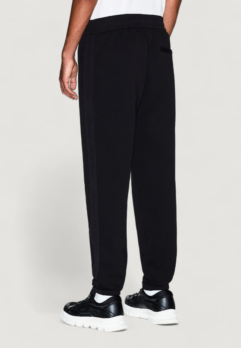 Armani Exchange Joggingbroek van Katoenmix met Veters Heren – Zwart