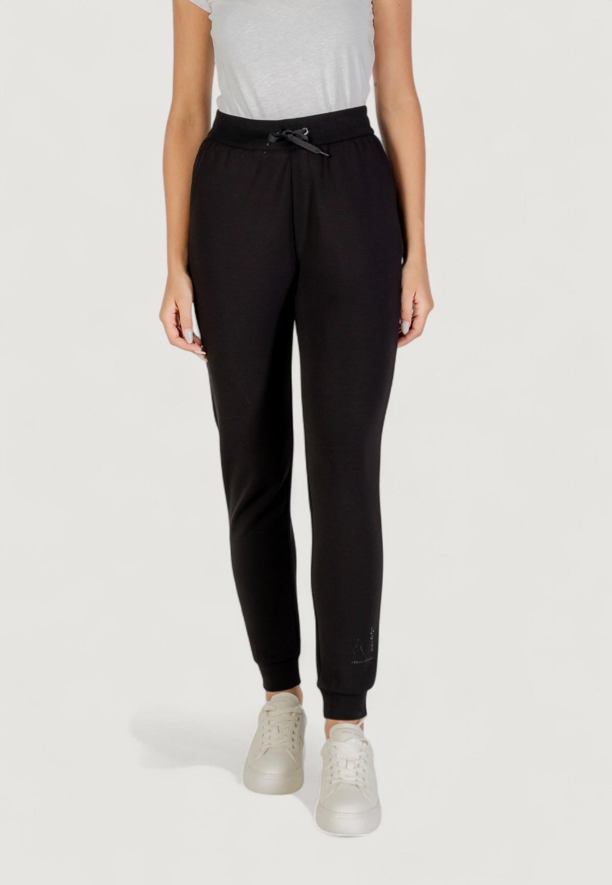 Armani Exchange Joggingbroek met Veters Dames – Zwart