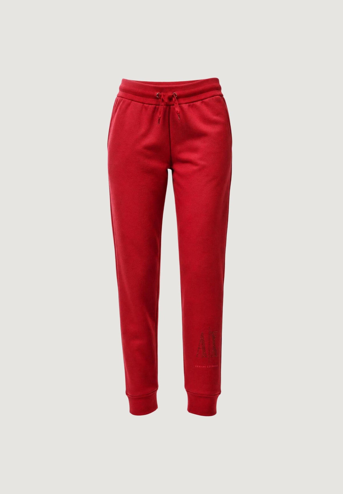Armani Exchange Joggingbroek met Veters Dames – Rood