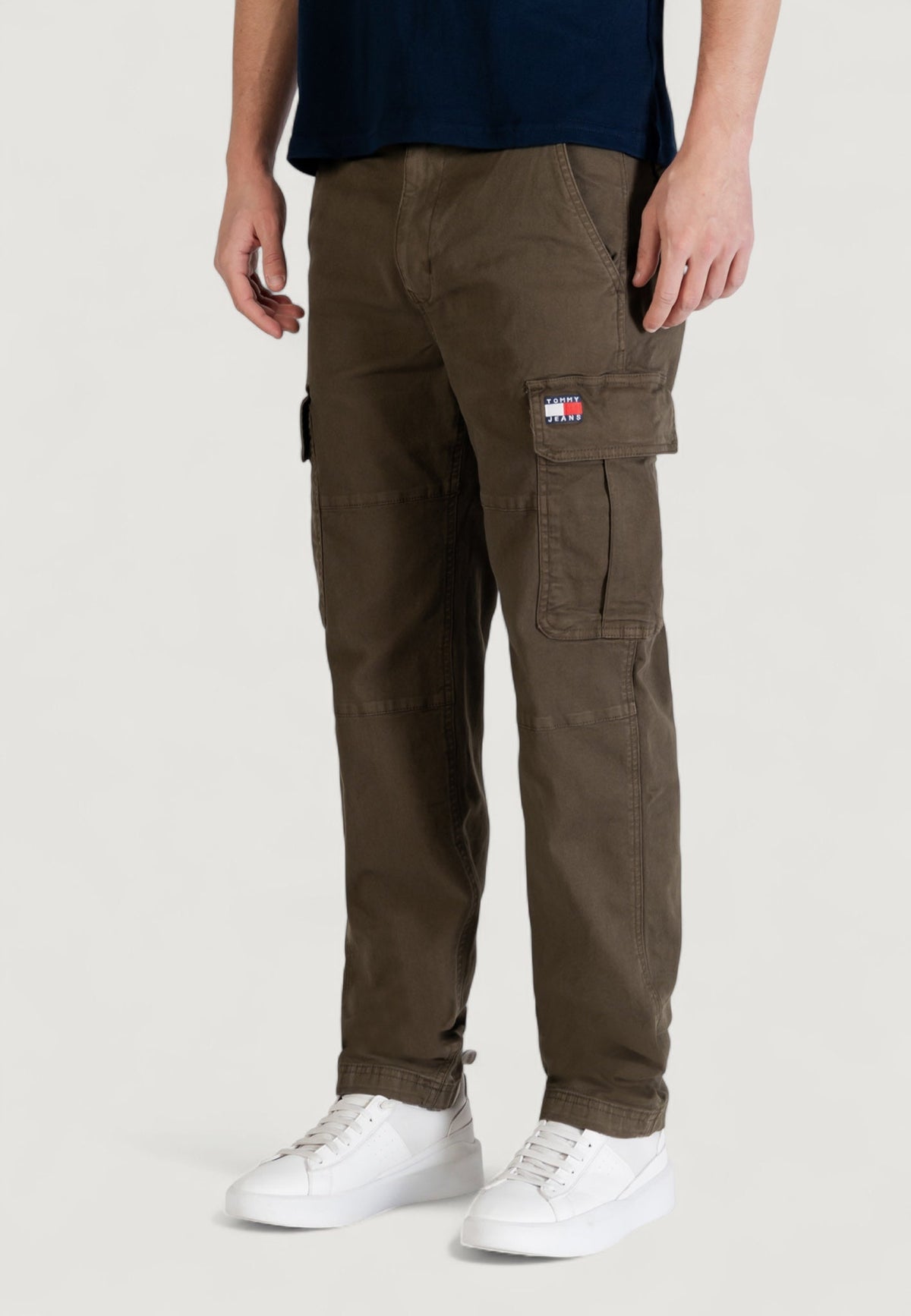 Tommy Hilfiger Katoenen Broek – Donkergroen