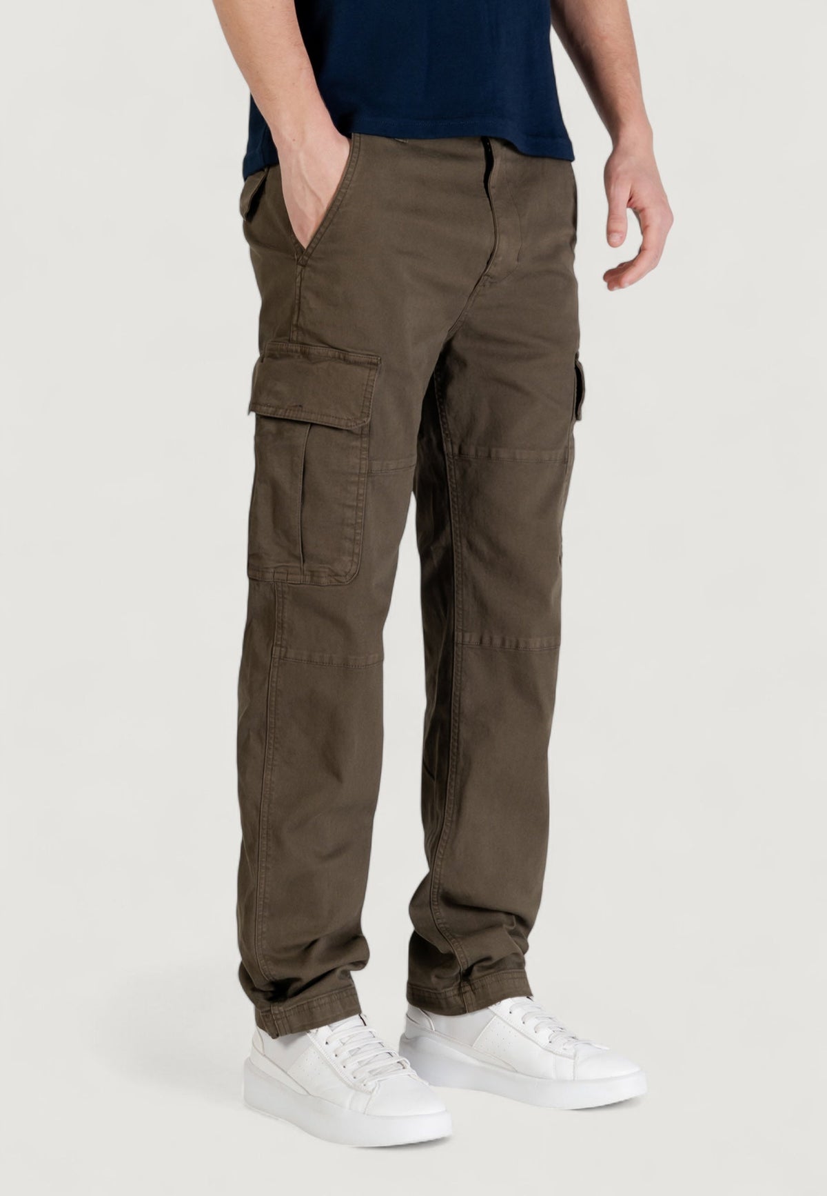 Tommy Hilfiger Katoenen Broek – Donkergroen