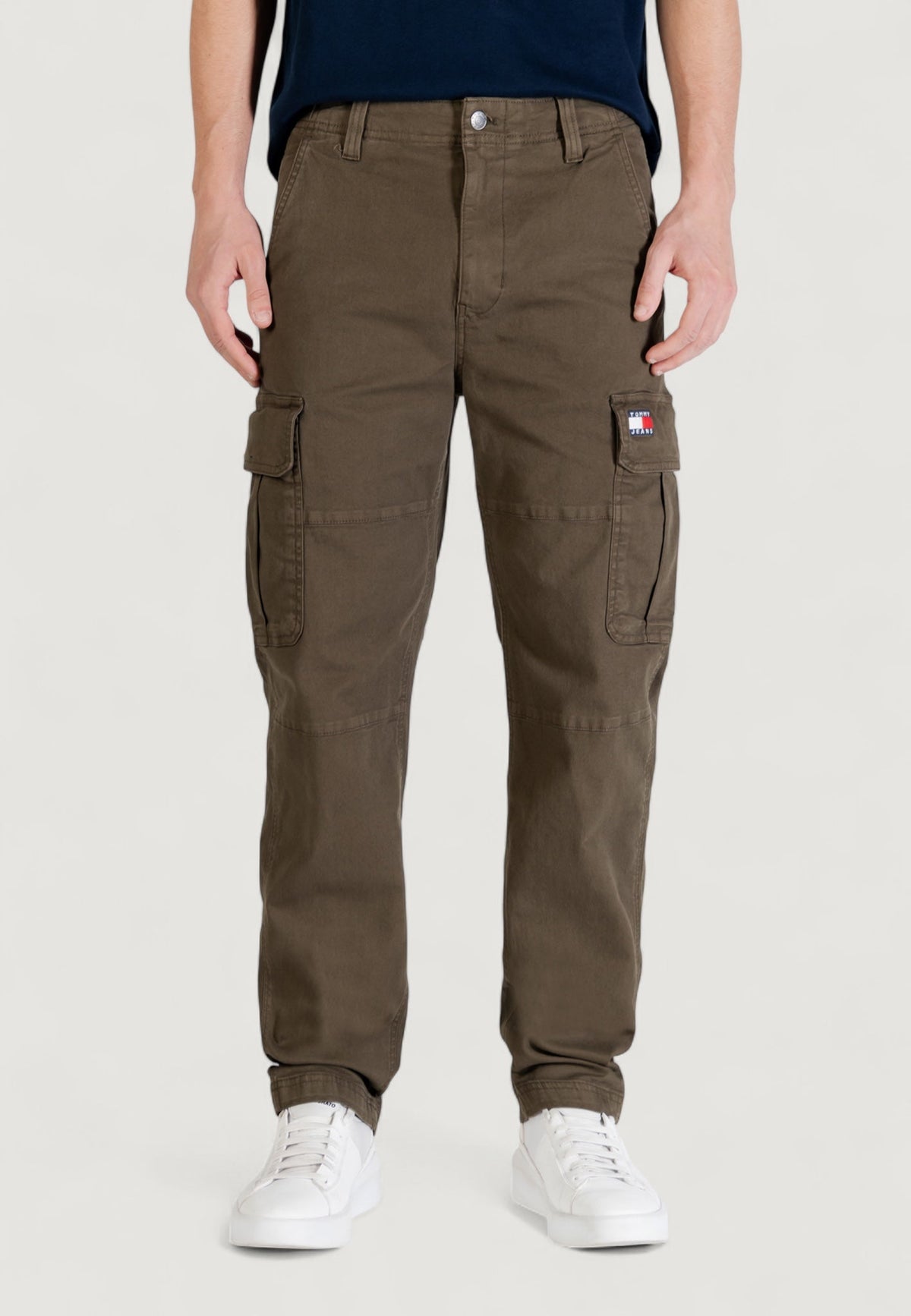 Tommy Hilfiger Katoenen Broek – Donkergroen
